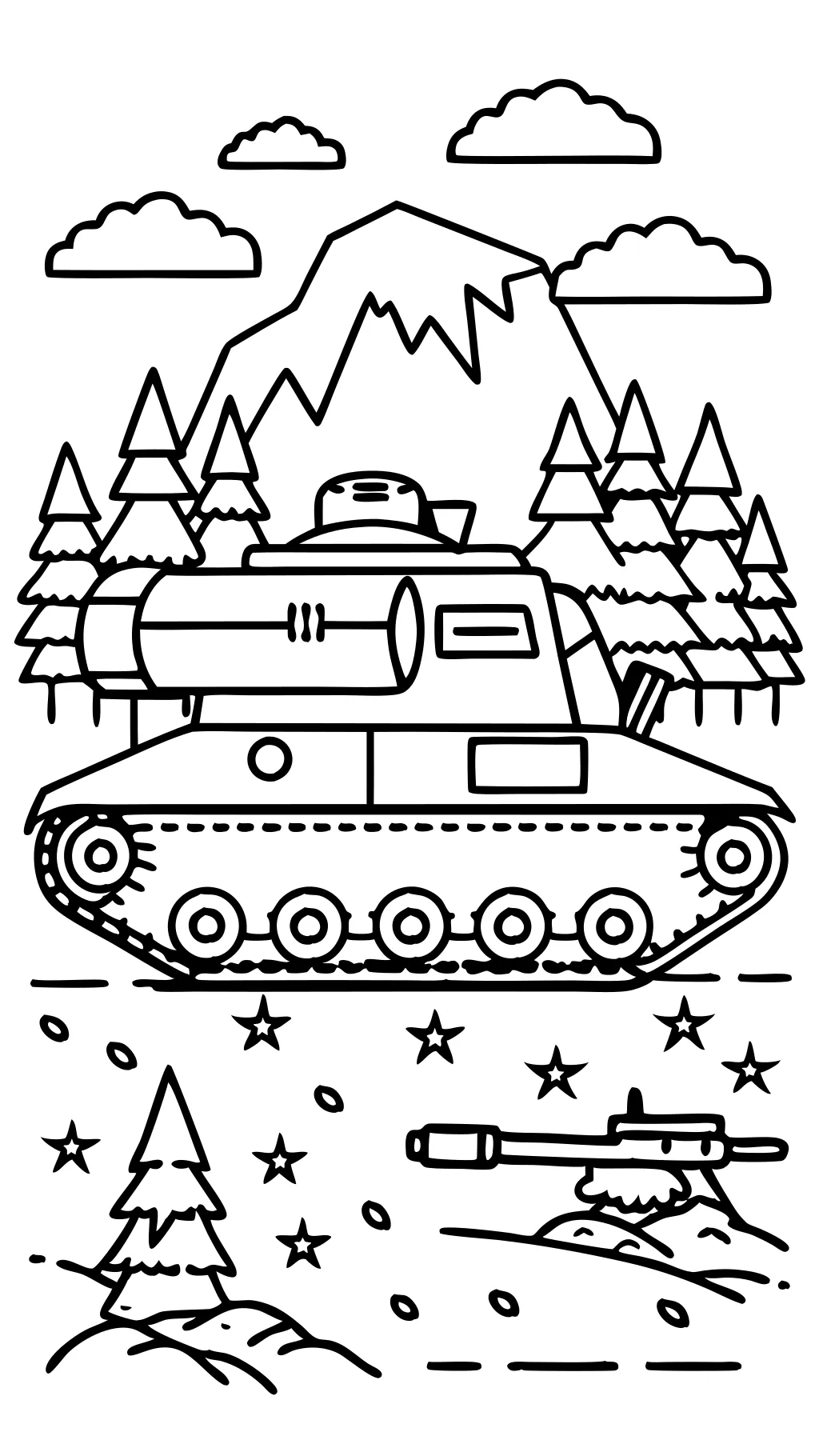 t34 tank coloring pages